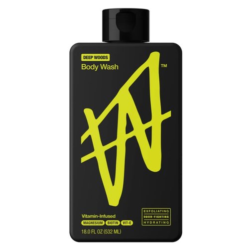 W By Jake Paul Body Wash - Exfoliating - Hydrating - Deep Woods - 18 fl oz