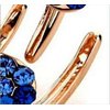 Suoirblss 1PC Elegant Butterfly Hairpin Fancy Rhinestones Claw Clip Jaw Clips for Women Lady (Blue)