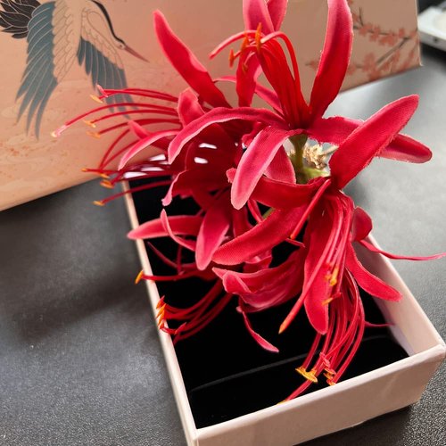 1pcs 7.48inch Rabithenn Equinox Flower Plastic Hairpin Hair Sticks for Thick Hair,Chinese Hanfu Women Hair Chopsticks Hair Accessories Handmade Hair Pins Stick (Equinox Flower)