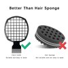 Kootinn 2Pcs Upgraded Twist Combs Hair Sponge Brush, Superior to Hair Sponge for Curls in Men and Women, Dual-sided Design, ABS Material, Ergonomic, Lasting Over a Year, 2 Combs Included