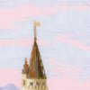 Riolis 1520 - Neuschwanstein Castle - Cross Stitch Kit 14" x 23" 14 Count 30 Colors