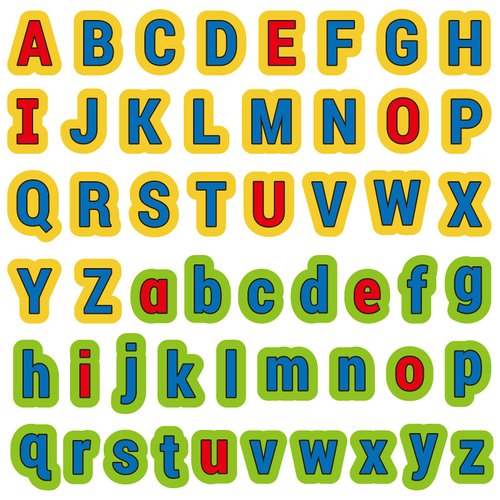 CHEFAN Felt Alphabets Letters, ABC Learning Toys, 26 Lowercase & 26 Uppercase Letters Spelling Learning Toys Games for Preschool, Educational Kindergarten Learning Activities 3+ Years Old