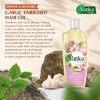 Dabur Vatika Naturals Enriched Hair Oil, Natural Moisturizing, Strengthening & Hair Oil Serum for Healthy Scalp, Nourishing Hair Oil for Soft, Manageable, Smooth & Silky Hair From Root to Tip (Garlic)