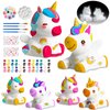 Paint Your Own Unicorn Lamp Kit 2pcs,DIY Unicorn Crafts Night Light, Arts & Crafts for Kids Ages 8-12, Painting Kit for Girls Boys Age 4 5 6 7 8+, Art Supplies Creative Gift for Birthday, Party
