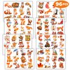 Fox Temporary Tattoos for Kids 96PCS Birthday Party Decorations Supplies Party Favors Supper Cute Tattoo Sticker Style Woodland Fall Gift Boys Girls Prizes Themed