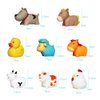 Bath Toys Floating Bath Farm Toys(8PCS),Baby Soft Bath Time Toys,Bathtub Learning Dogs Ducks Sheep Hen Pig Bath Toys and Bathroom Toys for Toddlers