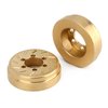 INJORA RC Internal Brass Counterweight 2pcs 63g Brake Disc Weights for 1.9inch 2.2inch Wheel Rims Axial SCX10 90046 D90 TF2 TRX4
