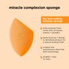 Real Techniques Miracle Complexion Sponge Duo, Makeup Blending Sponge, For Foundation, Offers Light To Medium Coverage, Natural, Dewy Makeup, Orange Sponge, Packaging May Vary, 2 Count