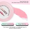 LASHVIEW Eyelash Extension Remover Cream, Strawberry Flavor Cream, Lash Extension Remover Cream,5g