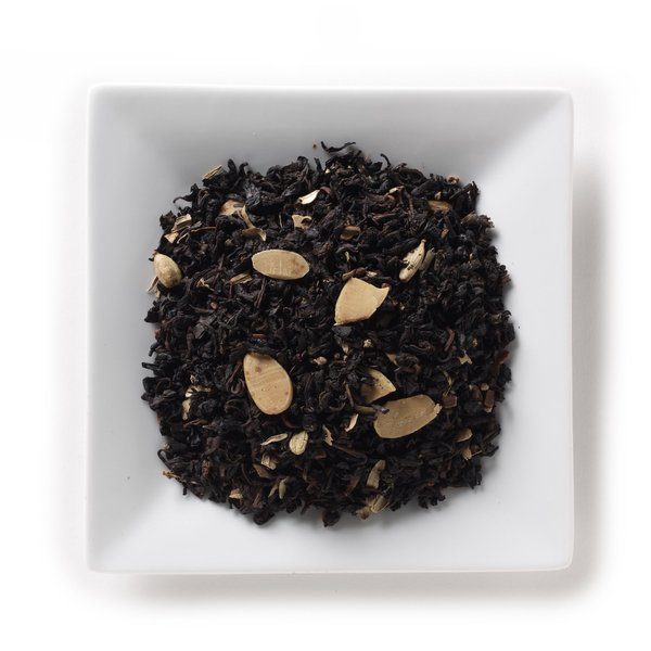 Mahamosa Flavored Green Tea Blend- Masala Chai Green 8 oz (with cinnamon chips, almond, clove, cardamom), Loose Leaf Green Chai Tea