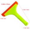 2pcs Silicone Squeegee for Shower Glass Door, Window Cleaning, Auto Water Blade, Water Wiper, Shower Squeegee, 5.9'' Blade and 7.5'' Long Handle for Car Windshield, Window, Mirror, Glass Door.