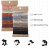 Boho Hair Ties, 48 Pcs Elastic Hair Ties No Damage Ponytail Holders Cute Hair Tie Bracelets for Women Boho Hair Accessories Nylon Hair Ties Soft Colorful Hair Ties for Thick Hair Thin Hair and Long