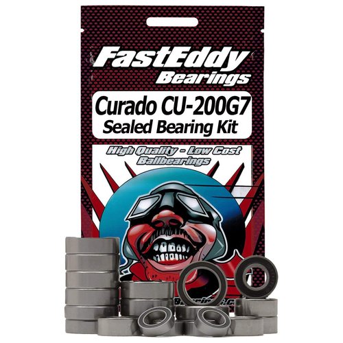 FastEddy Bearings Compatible with Shimano Curado CU-200G7 Baitcaster Fishing Reel Rubber Sealed Bearing Kit