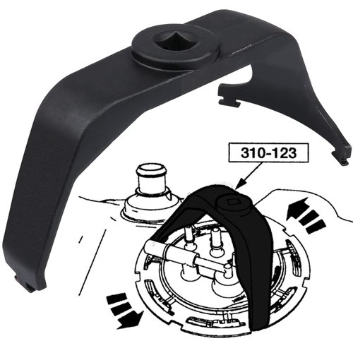 6599 Fuel Tank Ring Tool Fuel Pump Senders Removal Install Tools for Chrsyler Dodge Ford GM Nissan Hyundai Sante Fe Jeep Wrangler