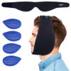 NEWGO Wisdom Teeth Ice Pack Head Wrap Jaw Ice Pack for Face Oral Surgery, FSA or HSA Eligible Face Ice Pack with 4 Hot Cold Gel Pack for TMJ, Tooth Extraction, Tonsillectomy Recovery