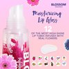 Blossom Moisturizing Tinted Lip Gloss Tubes, Strawberry Scented, Infused with Real Flowers, 0.4 fl. oz/10ml, Let Love Shine Rainbow