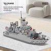 Navy Destroyer Building Set, Battleship Building Toy, A Gift Compatible with Lego Sets for Boys 8-14 & Adults (528pcs)