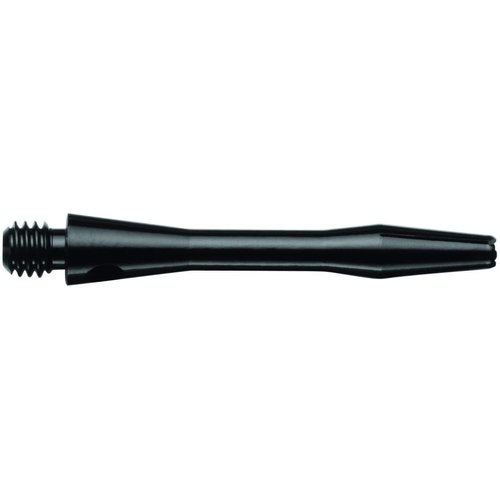 4 Sets of 3 Package Deal - 2 Sets of 3 Medium 2" & 2 Sets of 3 Short 1 1/2" 2ba Black Aluminum Dart Shafts - BULK WHOLESALE DART DROKERS SPECIAL