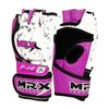 MMA Ladies Grappling Training Gloves Cage Women Fighting Sparring Gloves Purple (Medium)