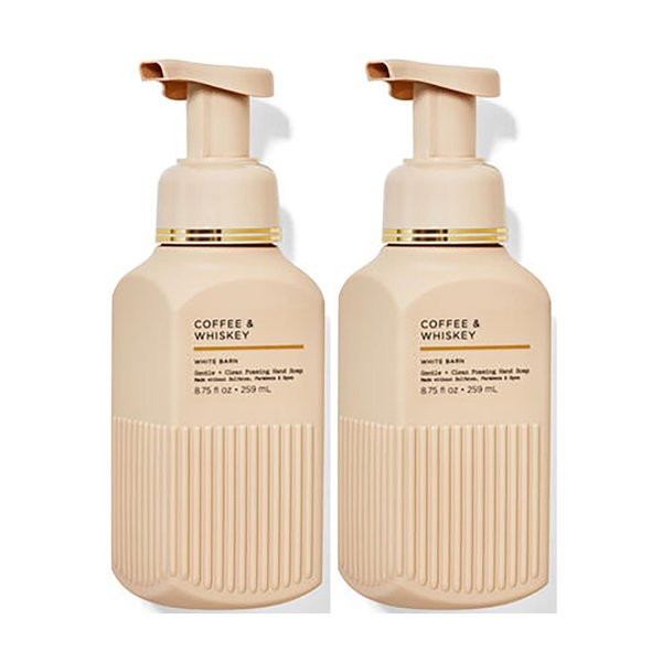 Bath and Body Works Coffee & Whiskey Gentle Foaming Hand Soap 8.75 Ounce 2-Pack (Coffee & Whiskey)