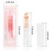 BINGBRUSH Crystal Flower Jelly Color Changing Lipstick,Long Lasting Lip Care Moisturizer Lip Balm Magic Color Change Lip Gloss Lip Tint Stain Matte Makeup Lipstick (01#Pink flower)