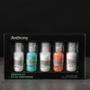 Anthony Starter Kit, 5 Count, Glycolic Facial Cleanser, Facial Scrub, All Purpose Facial Moisturizer, Invigorating Rush Hair & Body Wash, Shave Cream