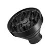 Hair Diffuser Attachment for Hair Dryer Travel Collapsible Portable Diffuser for Curly Hair Women .Airflow Attachment for Salon or Home Use with Nozzle 1.65-1.9In (Black)