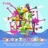 Podzly 12 Monster Toy Bendables - Halloween Party Favors - Fidget Toys - Classroom Rewards - Kids Birthday Party Game Prizes - Halloween Trick or Treat Handouts - Bendable Twistable - Colorful
