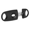 Xikar VX V-Cut V Cutter, Cigar Cutter, Up to 64 Ring Gauge, Razor-Sharp Blade Provides A Clean Cut Every Time, Concave Design for Cigar Rest, Black