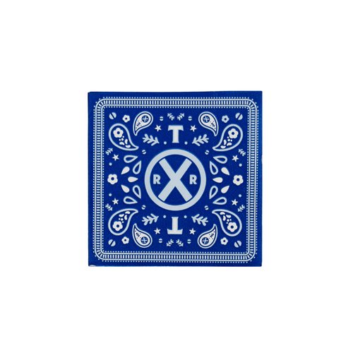 Bonjour Fete THOMAS & FRIENDS™ Small Blue Bandana Napkins - THOMAS & FRIENDS™ Train Themed Napkins - Birthday Party Supplies - Disposable Party Napkins - Officially Licensed - Folded 5” (24 Pack)