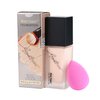 Vtrem Full Coverage Foundation Makeup 30ML Moisturizing Concealer Cover Cream Long Lasting Waterproof Flawless Colour Changing Liquid Foundation Natural brightening with Sponge, Skin Tone