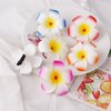 20pcs 2.75 Inch Hawaiian Flower Hair Clips,Hawaii Plumeria Hair Clip Beach Flower Headpieces for Wedding Party (Random)