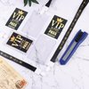 FIONUPI 25 Sets VIP Badge Lanyards with Plastic VIP Pass Card Holder Black and Gold VIP Pass Cards Breakaway Lanyard PVC for Backstage Concert Event Birthday Award Movie Night Party Organizer