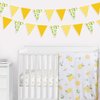 44 Ft Lemon Party Decorations Yellow Plaid Floral Lemon Banner Bunting Hanging Paper Triangle Garland Streamer for Wedding Bridal Shower Engagement Bachelorette Baby Shower Birthday Party Supplies