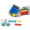 Technical-Parts-Beams-Gears Bricks Bulk Pins Connectors, Compatible with Car-Motors Accessories Building Blocks Sets MOC Buildings Toys for Adults Kids Age 6+