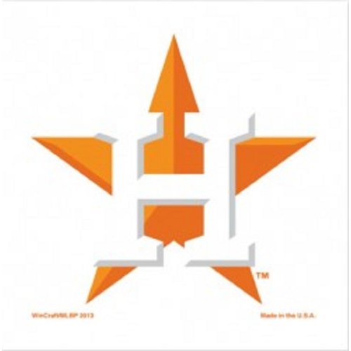 Rhode Island Novelty MLB Houston Astros 4-Pack Temporary Tattoos