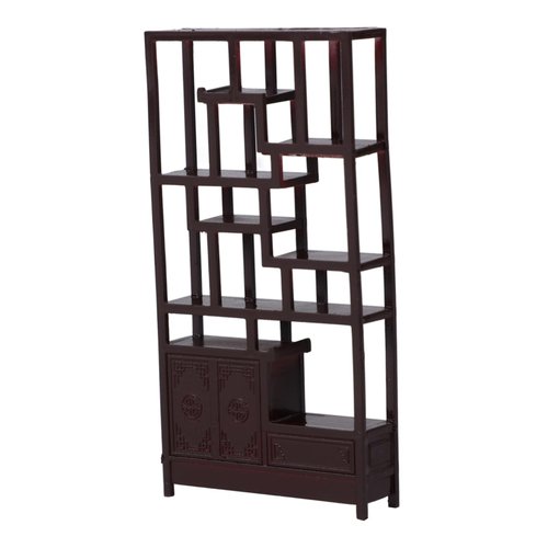 SKISUNO House Display Shelf Scale Dollhouse Furniture Miniature Display Rack for Sand Table and Accessories