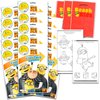 Minions Party Favor Play Packs - Bundle with 15 Minions Despicable Me Gru Activity Packs with Coloring Book, Stickers, Loot Bags, and More