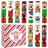 10PACK Christmas Party Favor 10'' No-Snap Table Favors with Prize Joke Gifts for Adults Kids Party Supplies Dinner Decorations British English Holiday Games