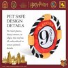 Harry Potter 9 3/4 Platform Frisbee Pet Toy | Frisbee for Dogs in Themed Design, Frisbee Dog Toy, Rope Dog Toy | Dog Toy Platform 9 3/4 Rope Frisbee Toy for Dogs