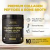 Warrior Strong Wellness Premium Collagen Peptides Bone Broth: Grass Fed Hydrolyzed Collagen Boost for Healthy Skin, Nails, Hair, Joints, Muscles, Bones, Digestion, Keto Friendly, Unflavored