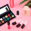 100 Pieces 1.2 ml Clear Mini Lip Gloss Tube Refillable Empty Lip Balm Gloss Containers Bottles Transparent Mini Lipstick Containers for Women DIY Makeup(Black)
