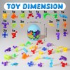 JoySprout Suction Bath Toys, 30pcs Ocean Animal Suction Cup Toys for Toddlers in Eggshell, Mold Free Bath Toys for Kids, Kids Toys Sensory Toys for Pre-School Learning