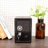 Yosoo Money Box Kids Toy, Money Box Password Cash Coins Saving Safe Box Style Gift with 2 Keys (Black)