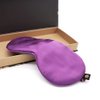 Premium Handcrafted 25 Momme Mulberry Silk Eye Mask for Sleeping (Purple Passion)