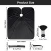 Segbeauty Waterproof Salon Cape, 55 x 63inch Barber Cape for Hair Cutting with Adjustable Neckline, Black Hairdresser Cape with Neck Duster Brush, Professional Haircutting Capes for Hairdressing