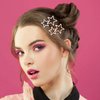 Joez Wonderful 8 Pcs Star Hair Clips, Metal Star Hairpins, Gold Silver Rhinestone Star Hair Accessories for Women, Girls, Thick Hair, Long Hair