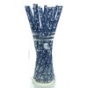 Anchor Sailing Straws (25 Pack) - Navy Blue Sea Anchors Paper Straws, Sailor & Nautical Party Supplies, Ahoy Matey Drinking Straws