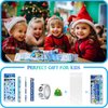 Christmas Stationery Party Favors for Kids, 24Pack Christmas Stationery Set With Pencils Stickers Erasers for Christmas Stocking Stuffers, Christmas Classroom Gifts Treats for Students Kids Bulk