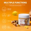 Xoyssfy Turmeric Vitamin C Clay Mask, Brightening Hydrating Face Mask, Clay Face Mask Deep Cleansing Pores, Improves Dark Spots, Acne, Skin Care Facial Mask Tightens Skin, Evens Skin Tone